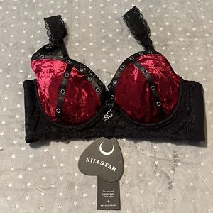 Killstar Sacred Spirits Velvet Bralette